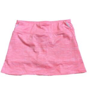 Vineyard Vines Girls Performance Pink Heathered Skort Size Medium (10-12)